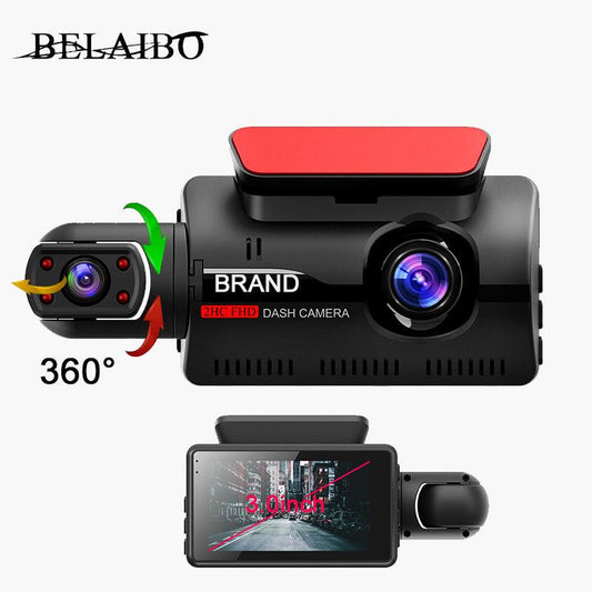 2 Lens Car Video Recorder HD1080P - candiastore